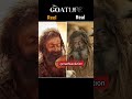 The goat life movie Reel vs Real #aadujeevitham #prithviraj #goatlife