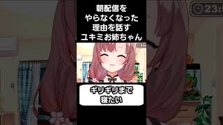 Vtuberが朝活配信をやめた現実的で切実な理由 #個人vtuber #ユキミお姉ちゃん #vtuber