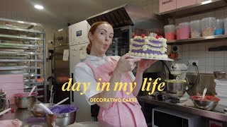 A day in my life as a bakery owner | Decorating Cakes