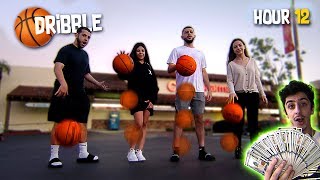 Last To Stop Dribbling The Basketball Wins $5,000 - Challenge