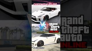 Nissan GTR R35 vs Elegy RH8 #gta5 #gta5online #gtaonline #shorts