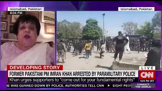 Dr. Shireen Mazari Exclusive Interview on CNN about the abduction of Chairman Imran Khan.