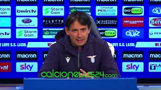 Conferenza stampa Inzaghi pre Lazio-Sampdoria