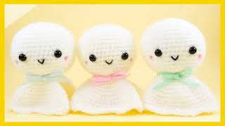 Hướng dẫn móc búp bê Teru Bozu - crochet doll Teru Bozu - 뜨개질 인형 날씨 - tiempo de muñeca de ganchillo