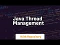 java thread management