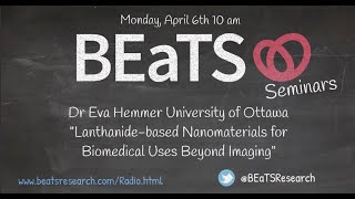 BEaTS Online Seminars presents Dr Eva Hemmer, University of Ottawa