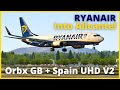 [X-Plane 11] First Flight with Spain UHD Orthos! - EGCC to LEAL - Zibo 737 - Xenviro 1.16