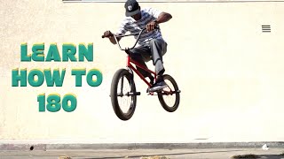 BMX - HOW TO 180 A BIKE WITH EMORES PETTY