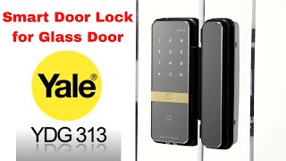 Yale YDG313 GL | Smart Door Lock for Glass Doors