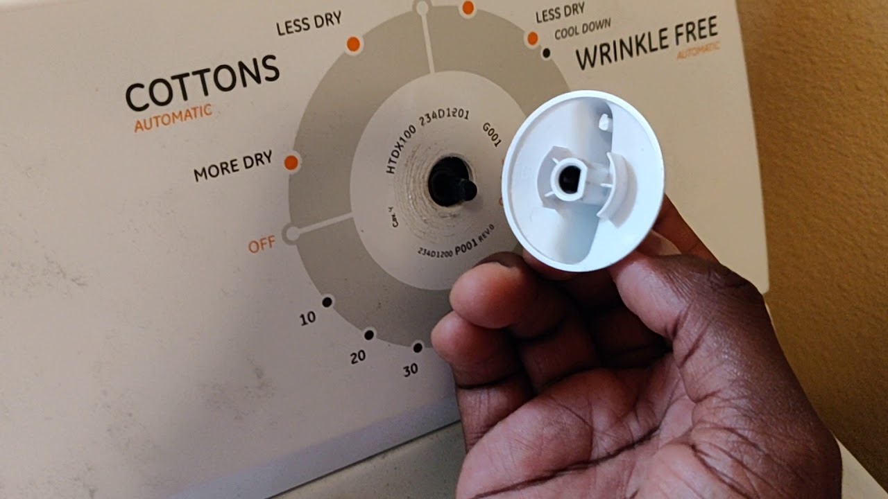 Free Fix For Hotpoint GE Broken Dryer Knob! - YouTube