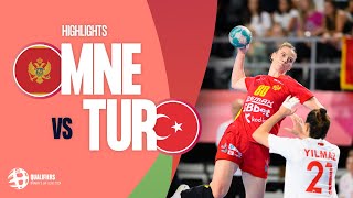 Montenegro vs Türkiye | HIGHLIGHTS | Round 1 | Women's EHF EURO 2024 Qualifiers
