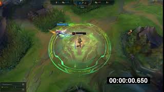 (S11) Fiora R fast proc in 0.650s using Stridebreaker