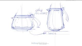 Easy Reflection Drawing on Glass (Beginner Level) | PRODUCT DESIGN SKETCHING