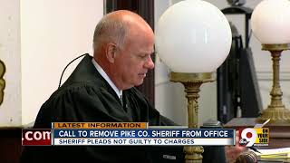 Pike Co. sheriff pleads not guilty, facing calls for removal