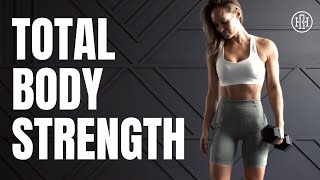 Total Body STRENGTH Workout // Dumbbell Supersets