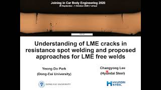 Understanding of Liquid Metal Embrittlement cracks in resistance spot welding