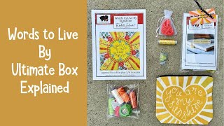 Words to live by Ultimate Box Explained