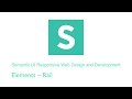 Semantic UI: Elements – Rail