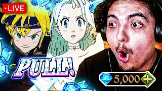 5000 GEM SUMMONS DUO ELIZABETH \u0026 MELIODAS FESTIVAL! CAN WE GET THEM 6/6?! COME BRING ME THE LUCK!!!