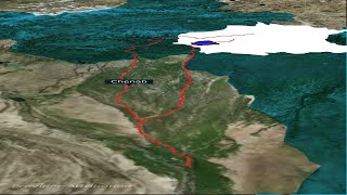 Ravi River animation | Indus River System Through Map | Tributaries of Indus #river #indusriver