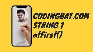 21 Codingbat | String 1 | atFirst | Java coding practice | UiBrains | by Naveen Saggam