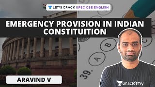 Emergency Provision in Indian Constituition | UPSC CSE/IAS | By Aravind V