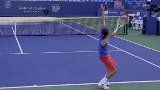 Alexandr Dolgopolov Serve In Super Slow Motion -  2013 Cincinnati Open