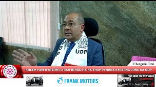 KHLEM PAW KYRTENG U BAH BINDO HA KA THUP PYNBNA KYRTENG JONG KA UDP