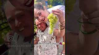 Kidda lagge mere meethe angoor 🍇😜#kamalkaur #funnyvideo #explore #viral #comedyvideo #minivlog