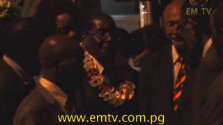 President of Zimbabwe Robert Mugabe Arrives In PNG