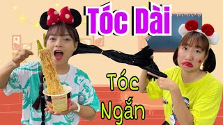 Cô Bé Tóc Ngắn VS Cô Bé Tóc Dài | Tuyết Tuyết TV