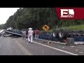 Choca tráiler con cerveza en la México-Cuernavaca / Vianey Esquinca