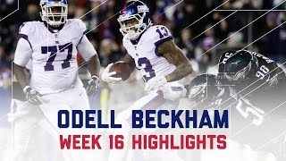 Odell Beckham Hauls In 11 Catches for 150 Yards! | Giants vs. Eagles | NFL Week