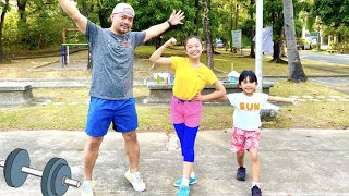 LAST PERSON TO STOP WORKING OUT WINS P20K | KAYCEE \u0026 RACHEL in WONDERLAND FAMILY