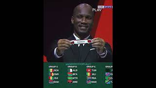 Draw for the Africa Cup of Nations-Côte d'Ivoire 2023#morocco #football #atlaslions #hakimi #shorts