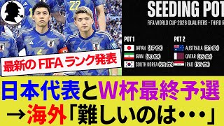 【海外の反応】W杯アジア最終予選の死の組み分けは？最新のFIFAランクとポット分け決定！インドネシア代表はW杯出場に向けて気合い十分！【サッカー日本代表/ハイライト】