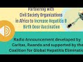 Caritas, Rwanda Radio Announcement: HepB-BD Advocacy