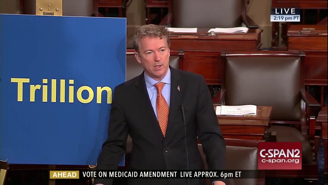 Sen. Rand Paul Speaks On Balanced Budget Amendment - Jan. 9, 2017 - YouTube