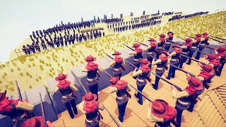 200x AMERICAN ARMY RAID COWBOYS BASE - Totally Accurate Battle Simulator TABS