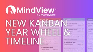 MindView 9 - New Kanban and Year Wheel, and a redesigned Timeline