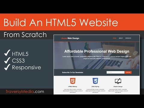 Build An HTML5 Website With A Responsive Layout Build An HTML5 Website With A Responsive Layout