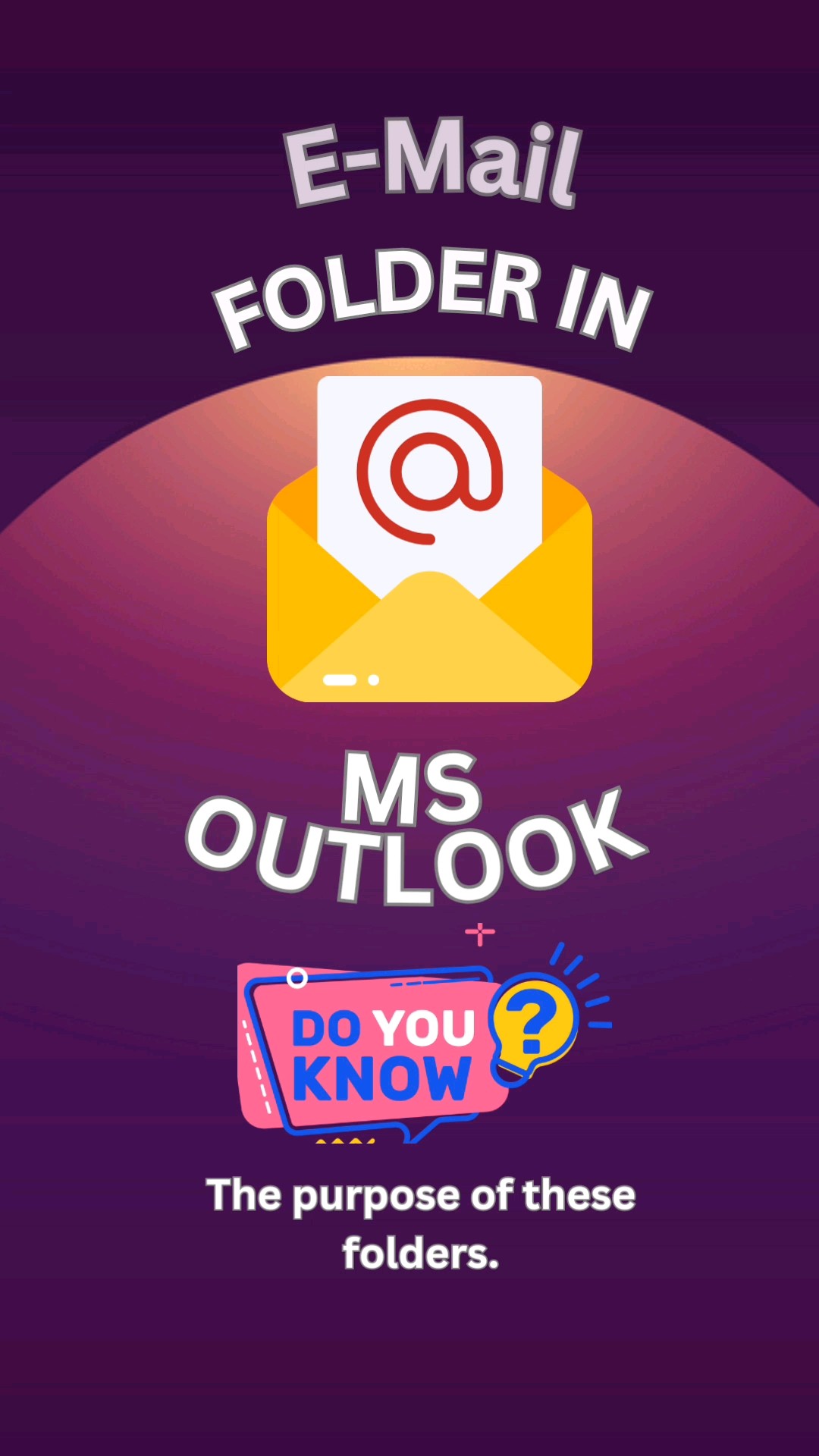 Папки электронной почты в MS-Outlook | Типы папок в почтовом клиенте ️ #msoutlook #gmail