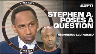 Stephen A. QUESTIONS Steph Curry’s leadership with Draymond Green 👀 | First Take
