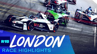 CHAOS in London as NEW Champion crowned! | 2023 Hankook London E-Prix - Race Highlights