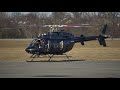 Bell 407 Taking Off From The Clarksville Regional Airport and Jet Center