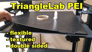 Trianglelab double sided textured PEI Spring Steel sheet with Magnetic Base