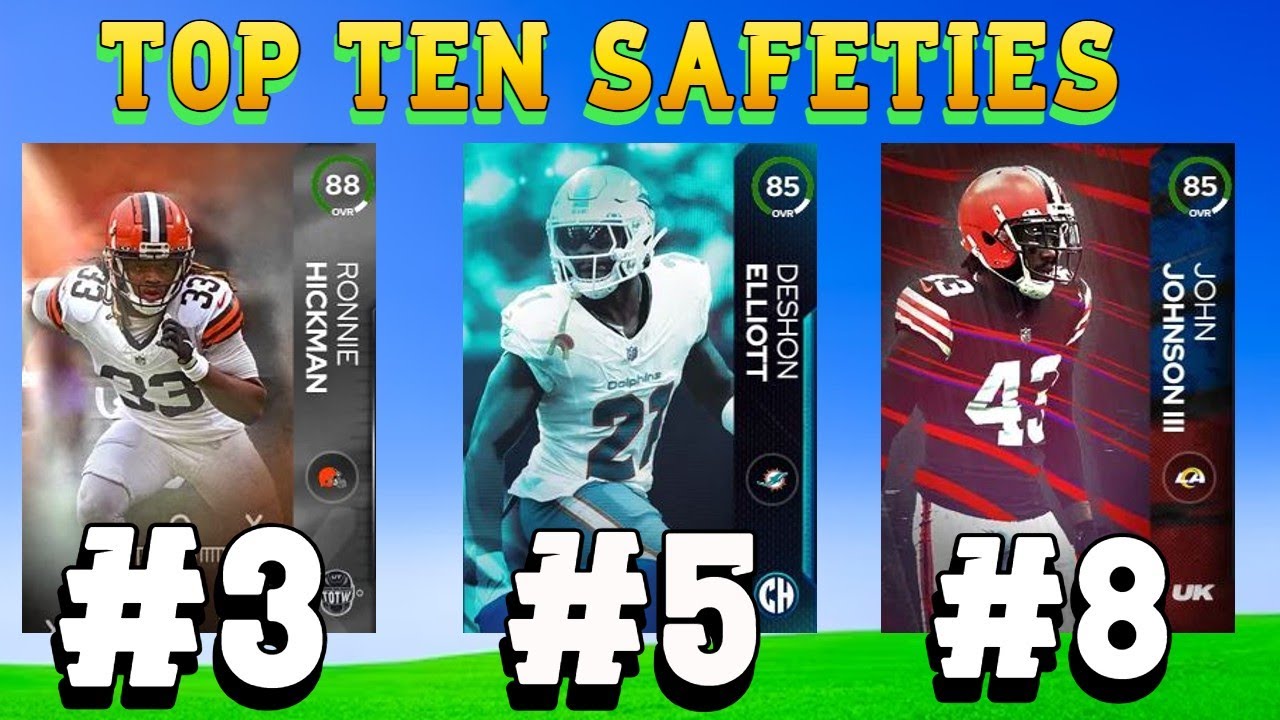 The Top 10 Safeties In Madden 24! - YouTube