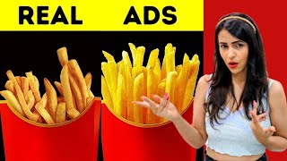 Foods in TV Ads vs in REALITY (SHOCKING)