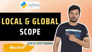 Python Tutorials For Beginners in Telugu - Tutorial 13 | Local and Global scope in Python