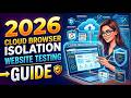 2026 Cloud Browser Isolation and Website Testing Guide
